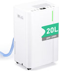 Deshumidificadores, 20L, 5L, TOIOVCU, 3 Modos, Depósito 5L, Temporizador 24H, Control Automático de Humedad para Hogar